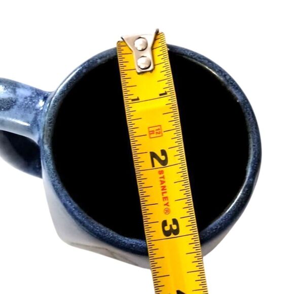 2 Mara Mexico Sailboat Mugs Cups Handmade Pottery Coastal Beach House Nautical - Picture 3 of 16